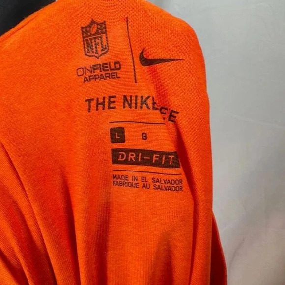 NEW Nike Denver Broncos Sideline Impact Legend Performance T-Shirt Orange Mens L - Picture 14 of 14